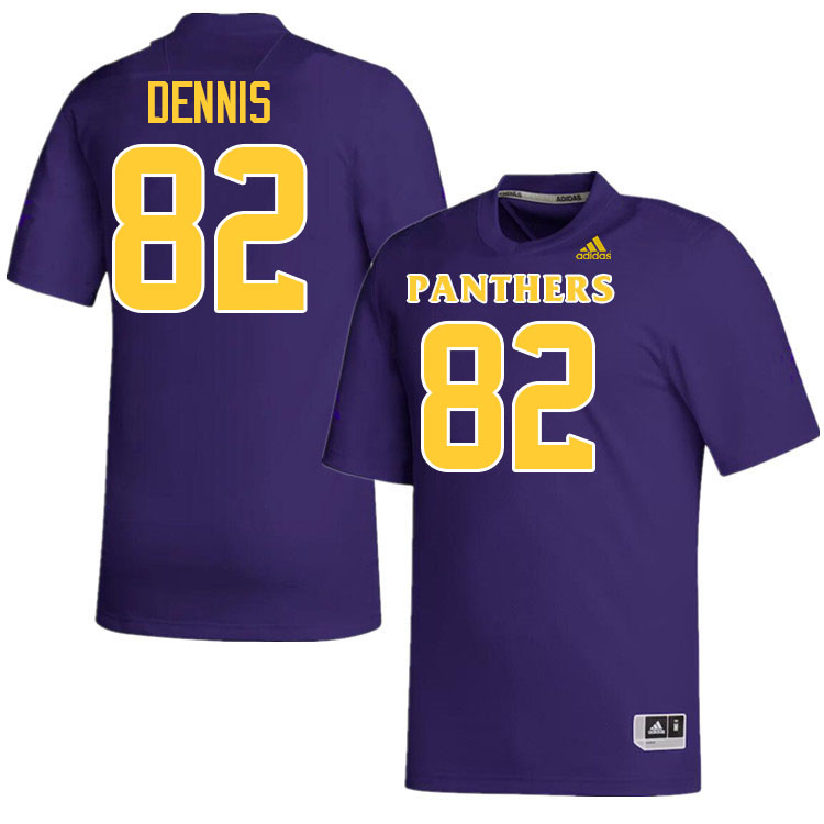 Prairie View A&M Panthers #82 Andre Dennis College Football Jerseys,Uniforms Stitched-Purple